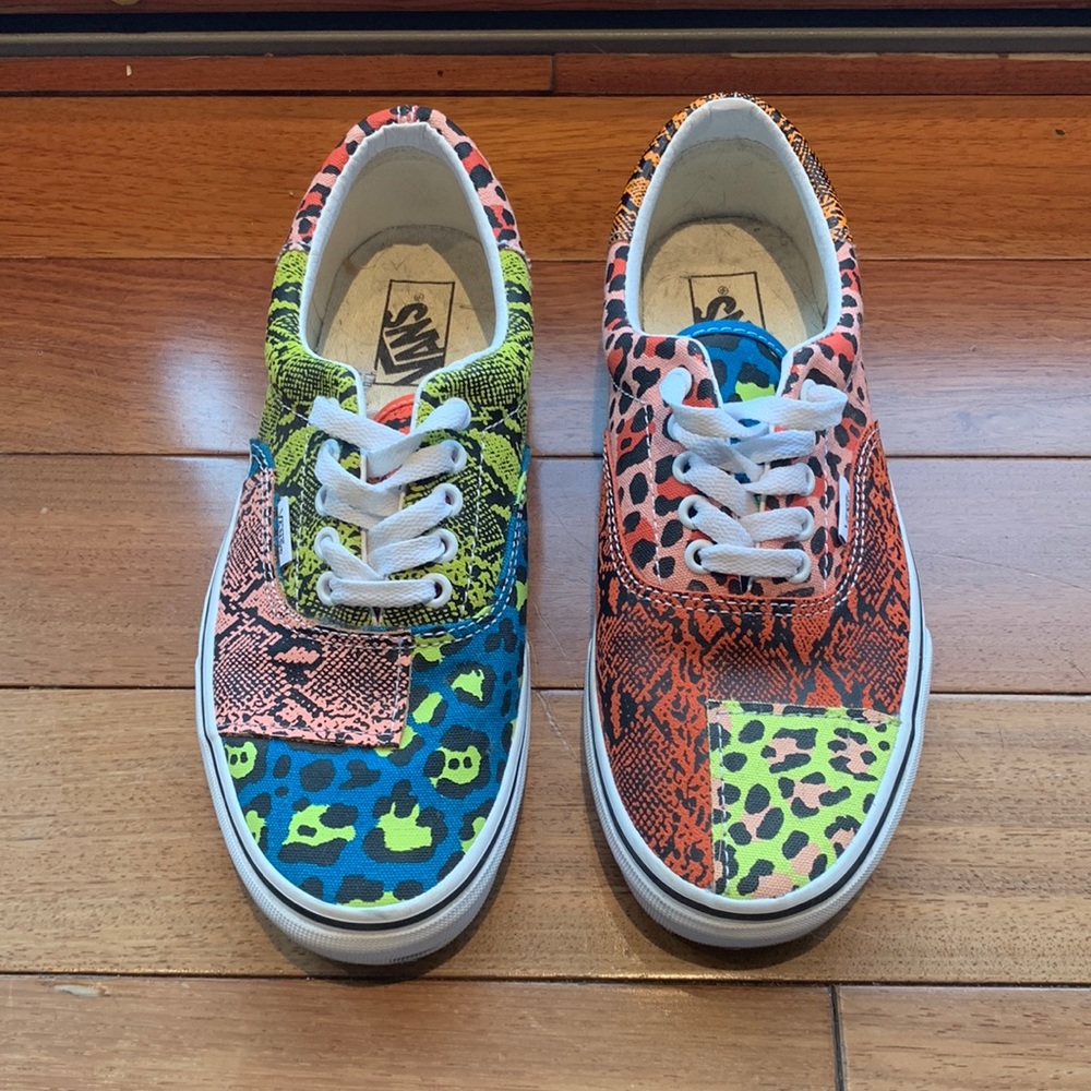 Vans Patchwork Era Leopard/ Snake Anima Print Skate Shoes
